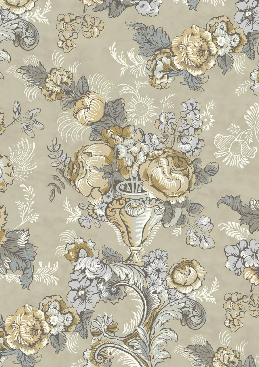 Lewis & Wood Georgia Gold Slate Made to Measure Roman Blinds – close-up