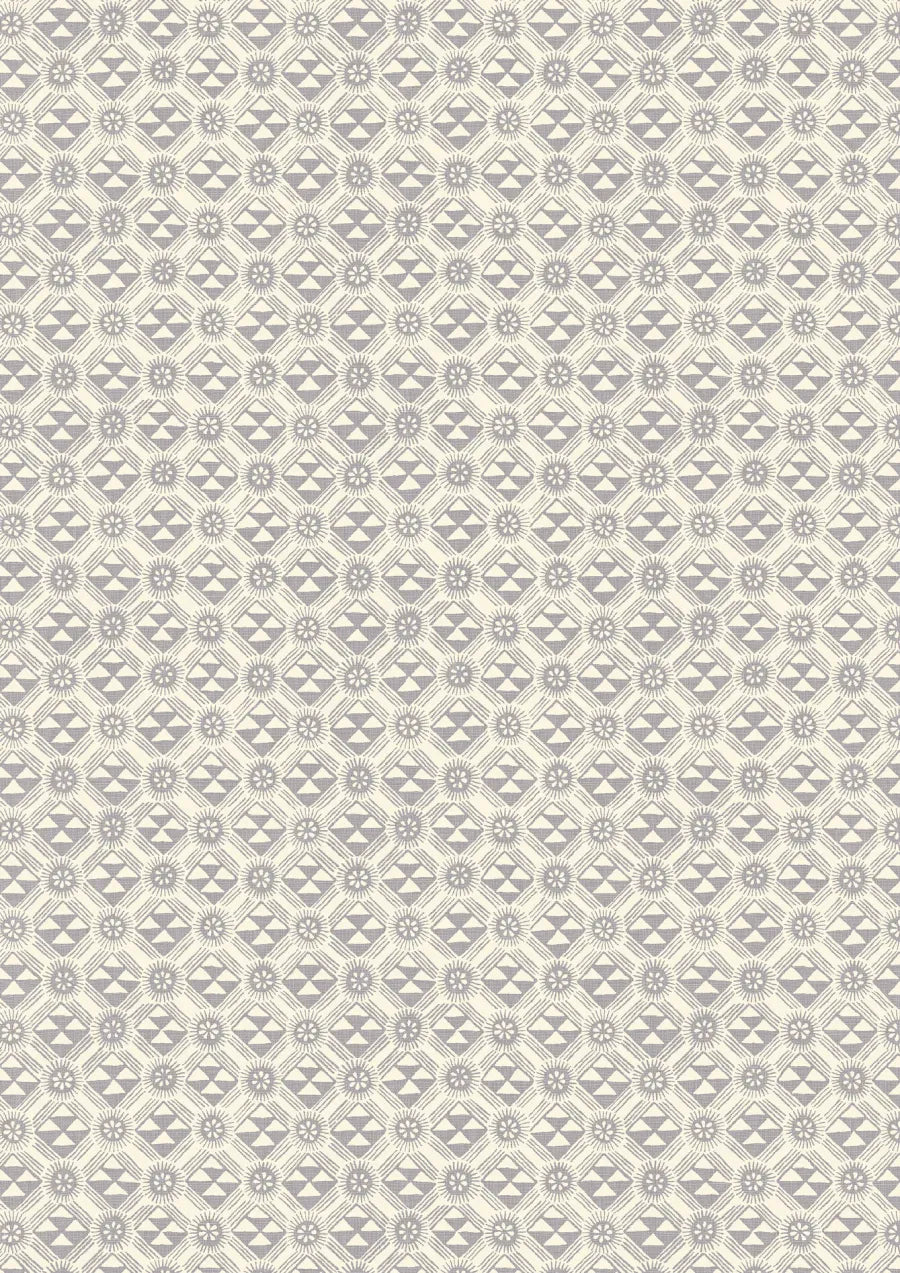 Lewis & Wood Monochrome North Light Made to Measure Roman Blinds – close-up