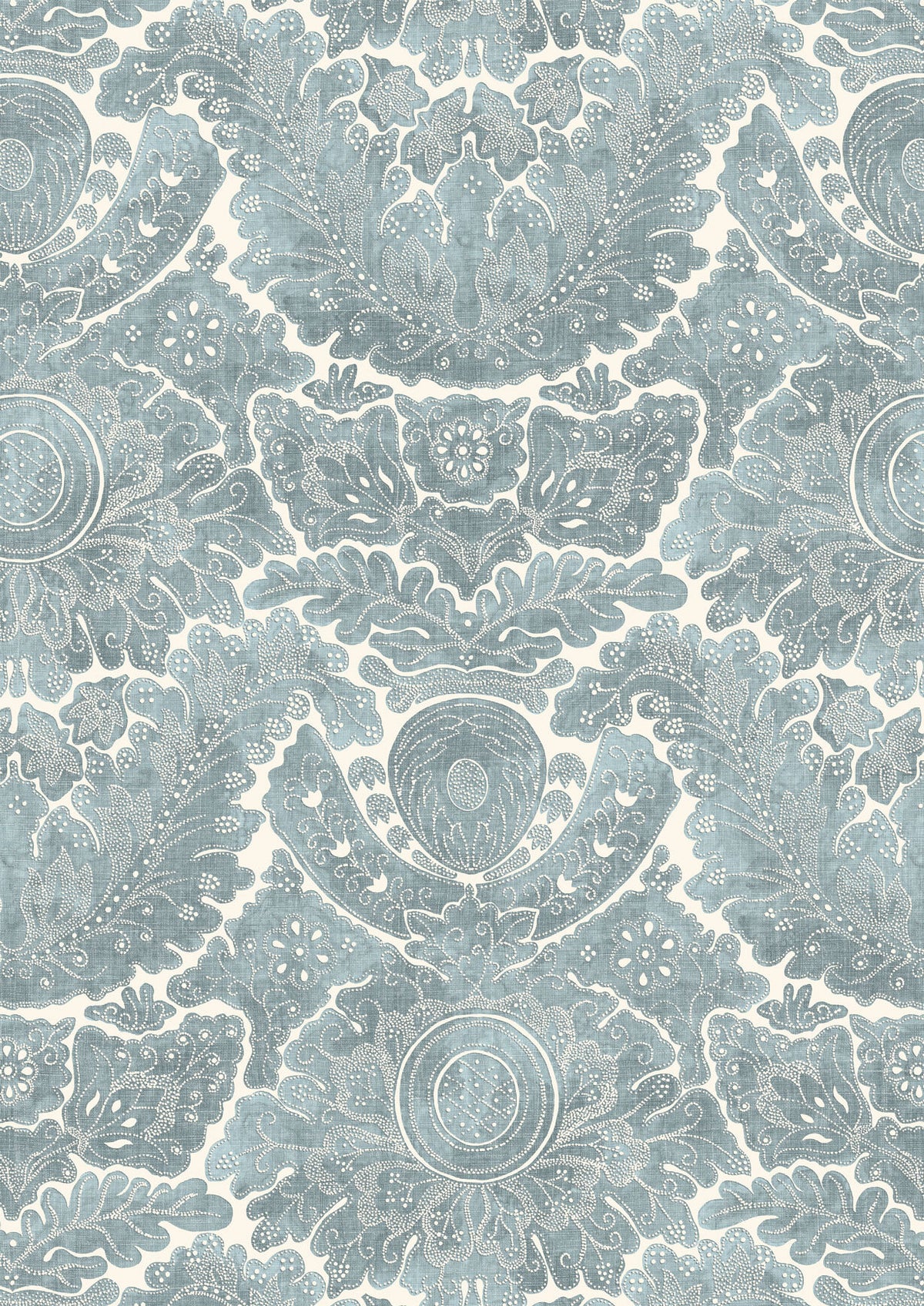Lewis & Wood Nantessa Celeste Made to Measure Curtains – close-up