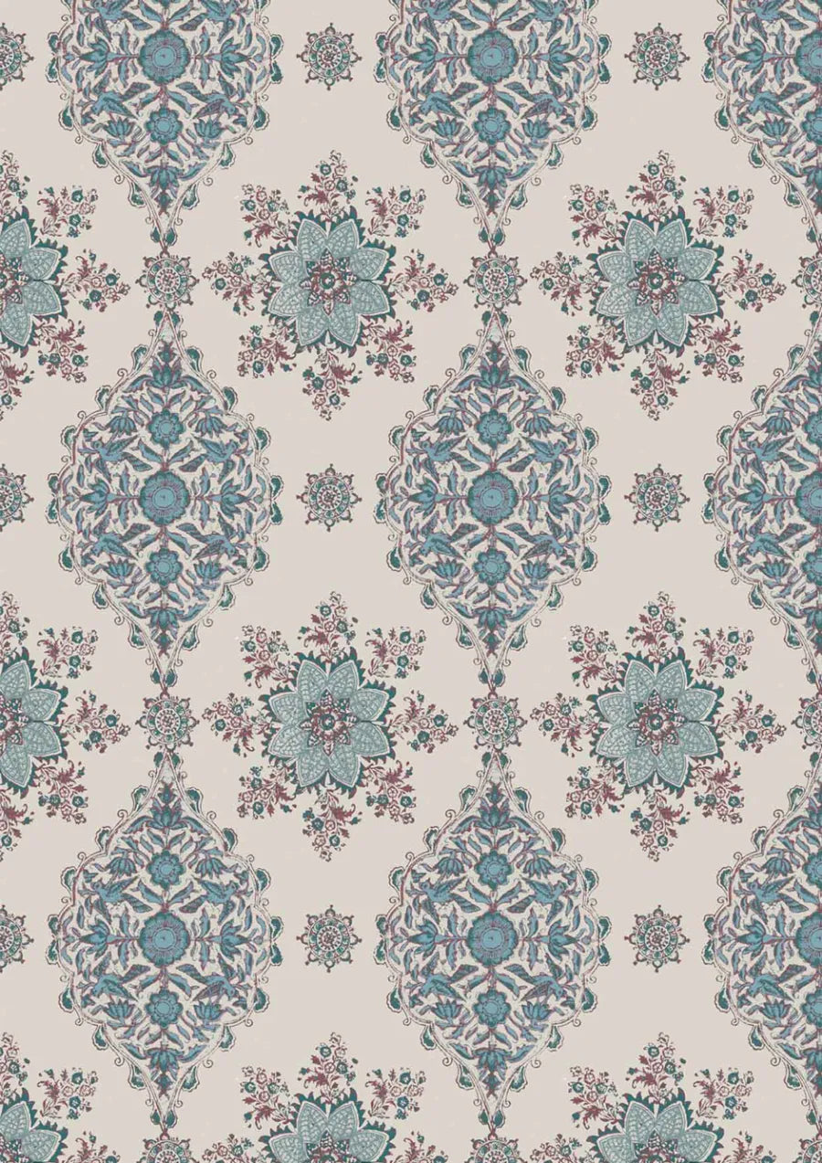 Lewis & Wood Pashmina Peacock Made to Measure Curtains – close-up