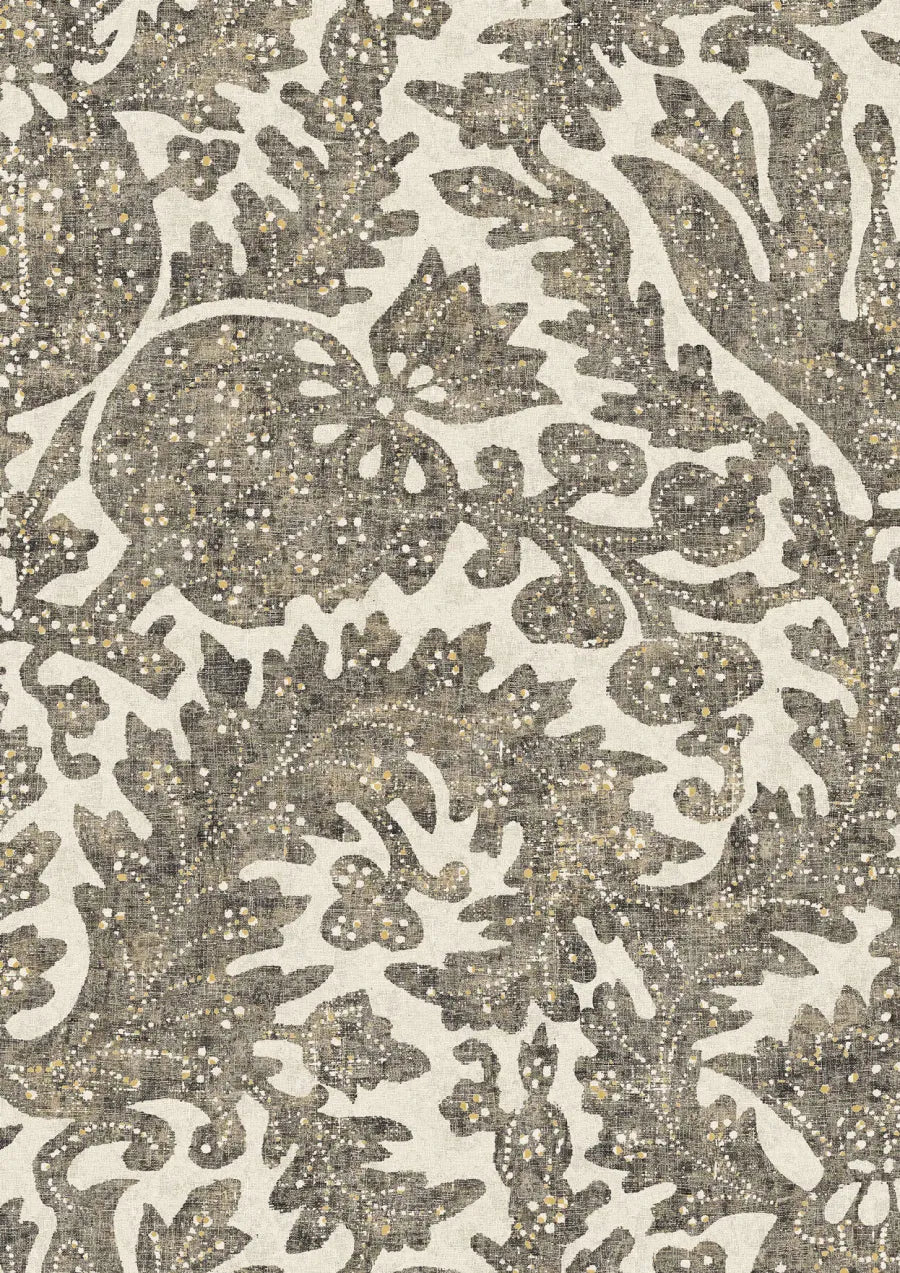 Lewis & Wood Pomegranate Charcoal Made to Measure Curtains – close-up