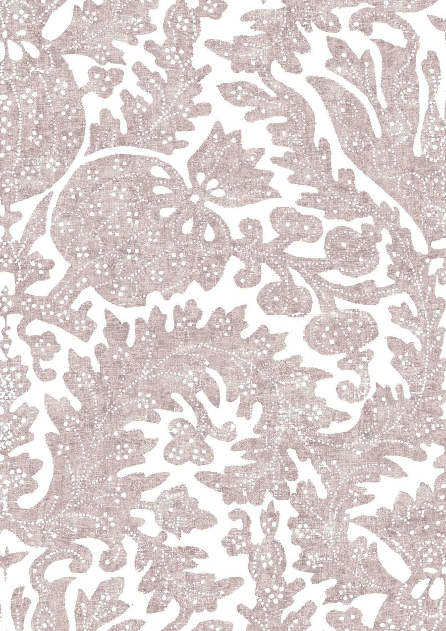Lewis & Wood Pomegranate Fresco Hellebore Made to Measure Roman Blinds – close-up