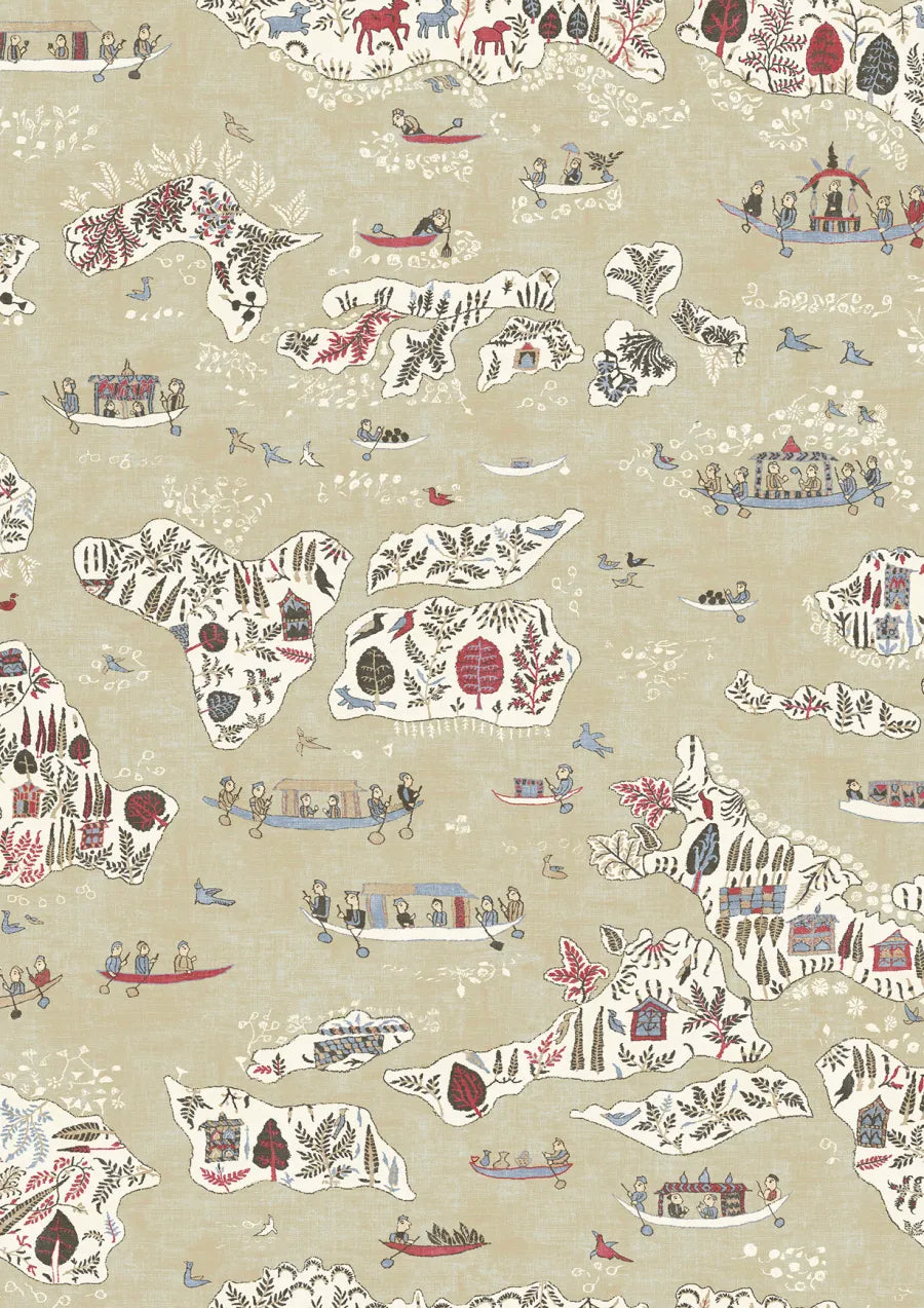Lewis & Wood Regatta Twilight Made to Measure Curtains – close-up