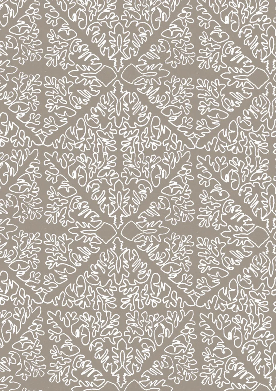 Lewis & Wood Stockholm Stitch Greige Made to Measure Curtains – close-up