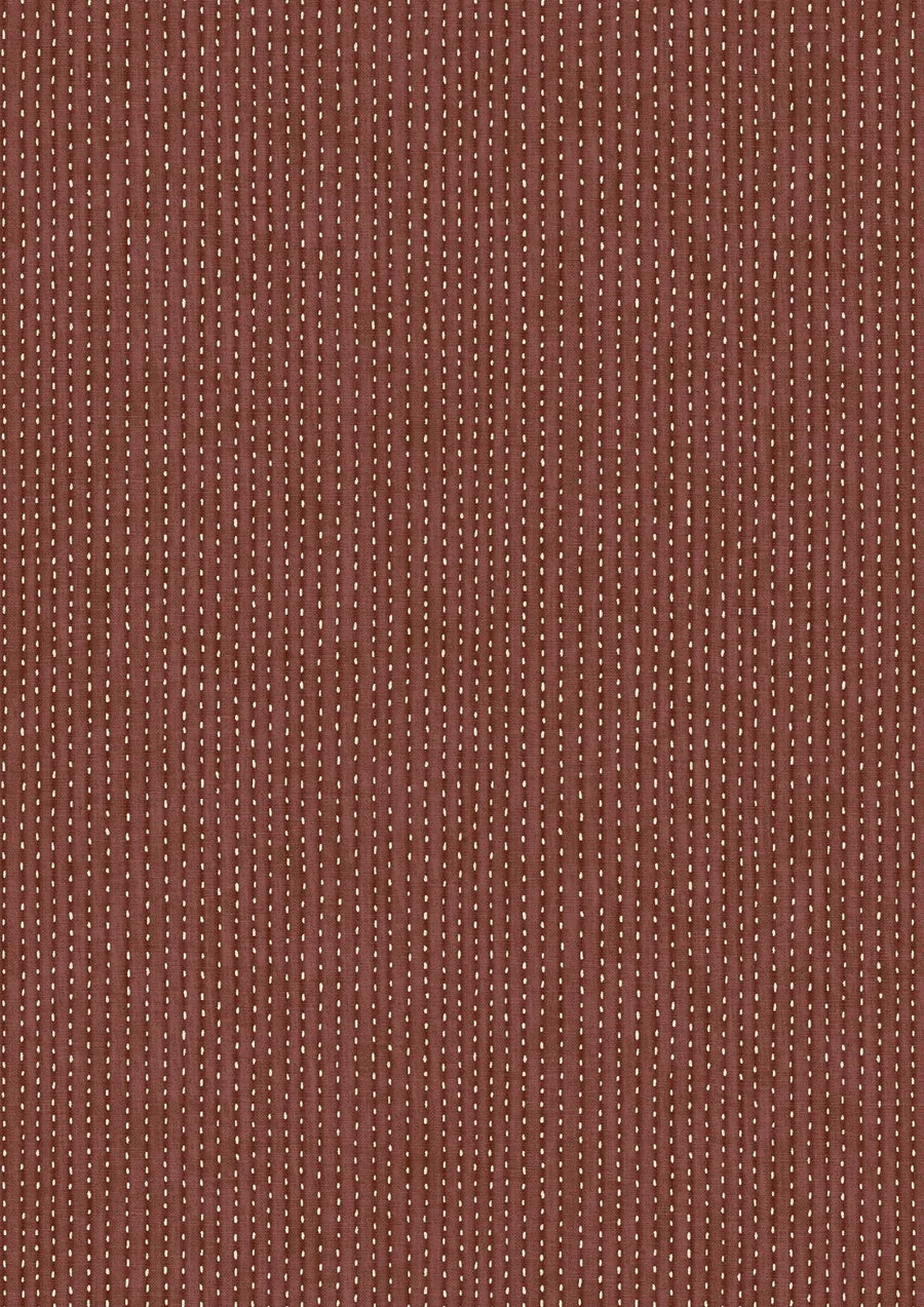 Lewis & Wood Wild Rice Red Hut Made to Measure Curtains – close-up