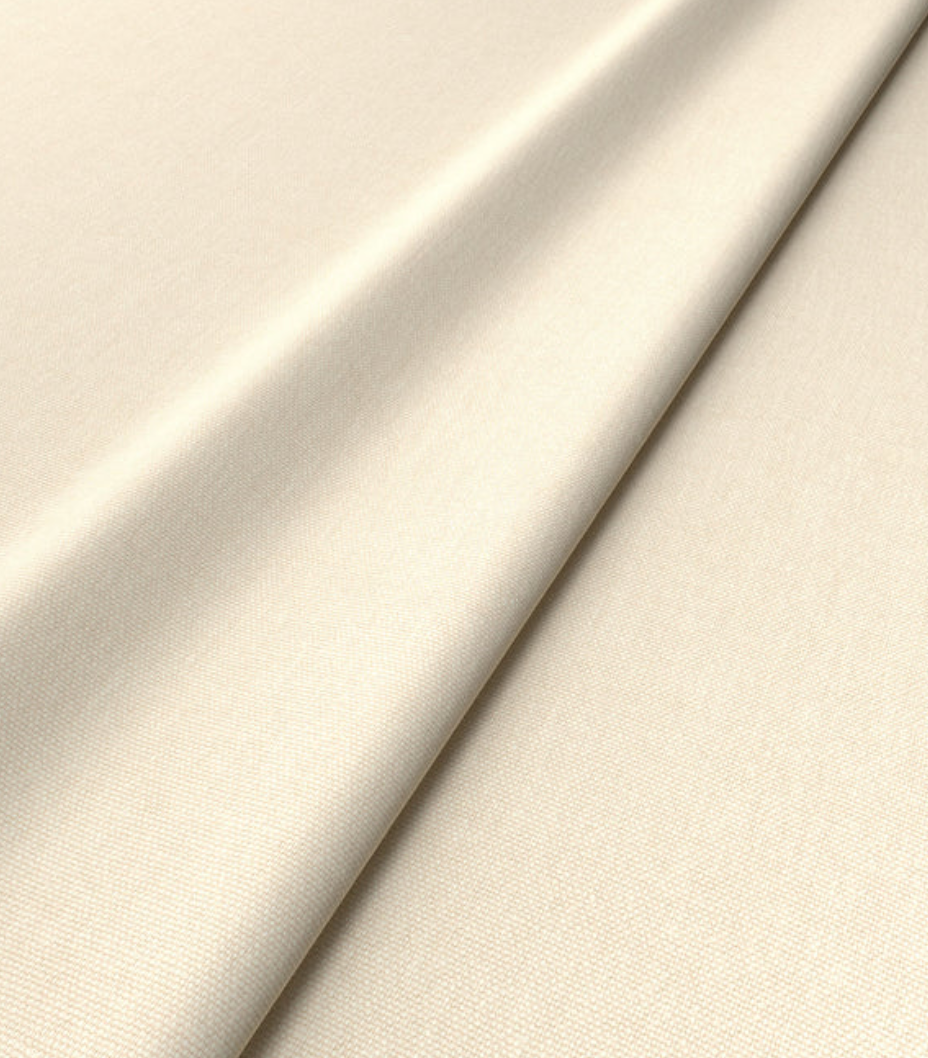 Cooshy Eggshell White Linen Softie 100% Linen Fabric
