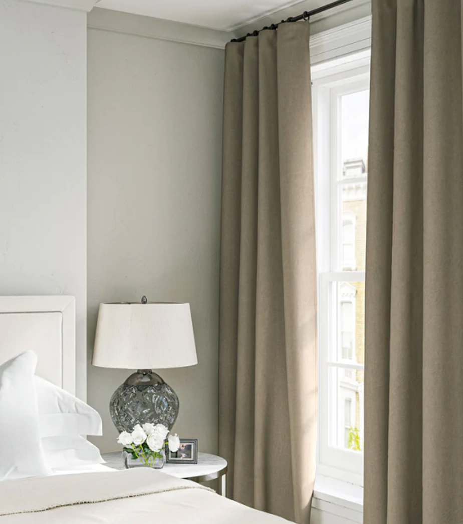Cooshy Fudge Linen Softie 100% Linen Fabric curtains
