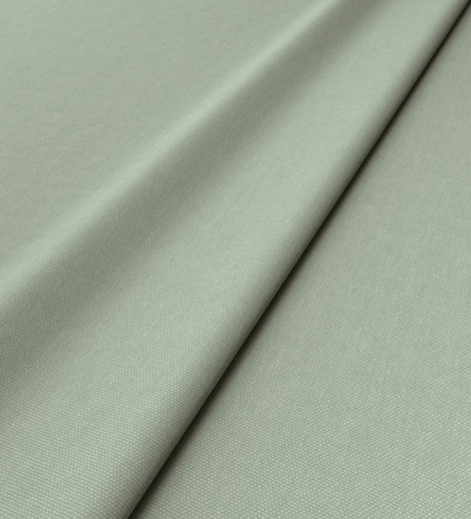 Cooshy Seagrass Green Linen Softie 100% Linen Fabric