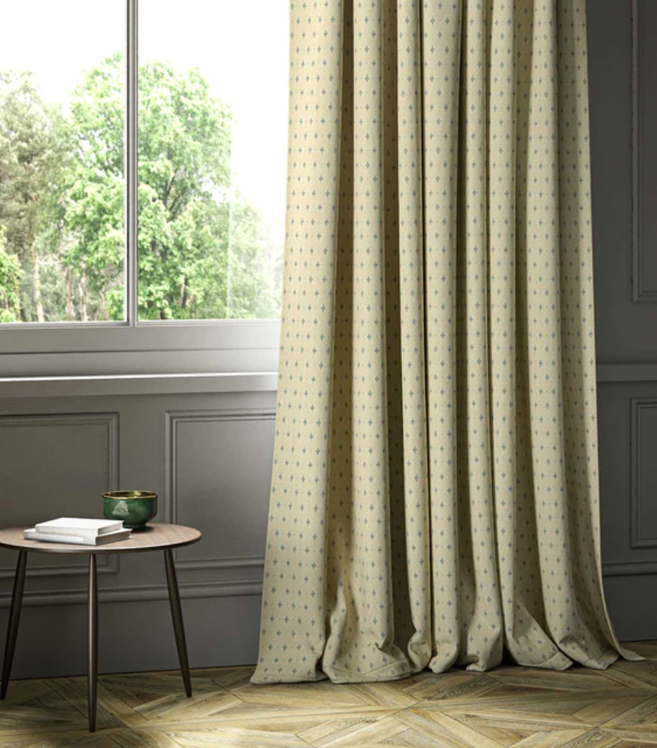 Lapis- Bryher by Linwood - Fabric, Curtains, Roman Blinds window