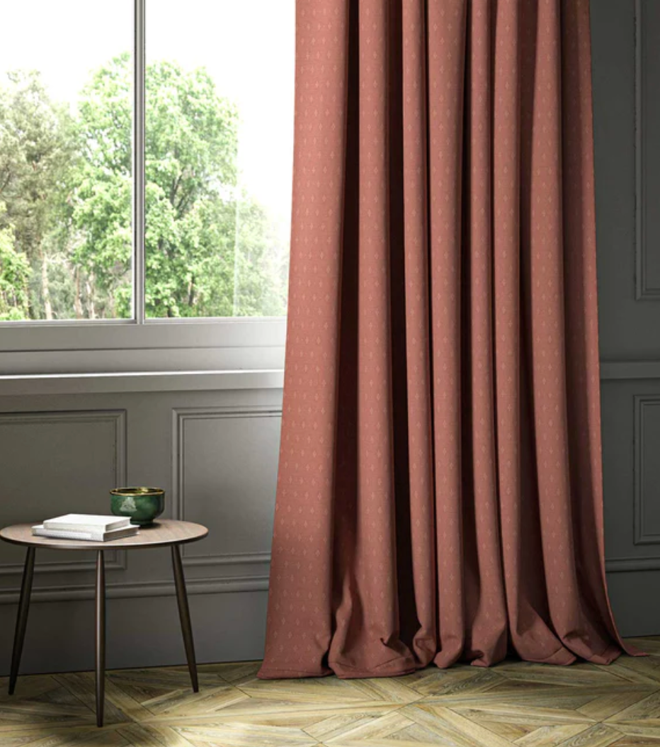 Paprika - Bryher by Linwood - Fabric, Curtains, Roman Blinds window