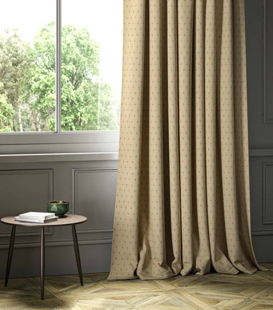 Raspberry Truffle - Bryher by Linwood - Fabric, Curtains, Roman Blinds window