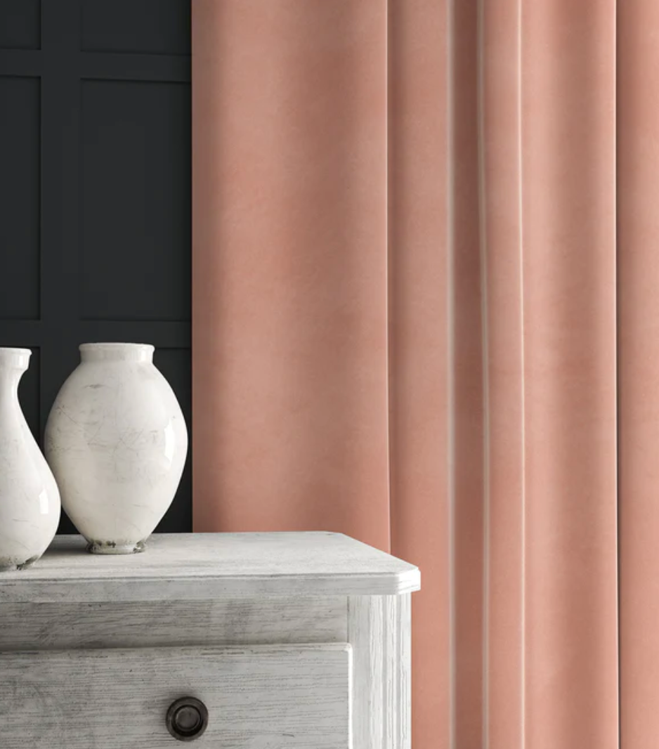 Bubblegum - Omega iii Velvet by Linwood - Fabric, Curtains, Roman Blinds