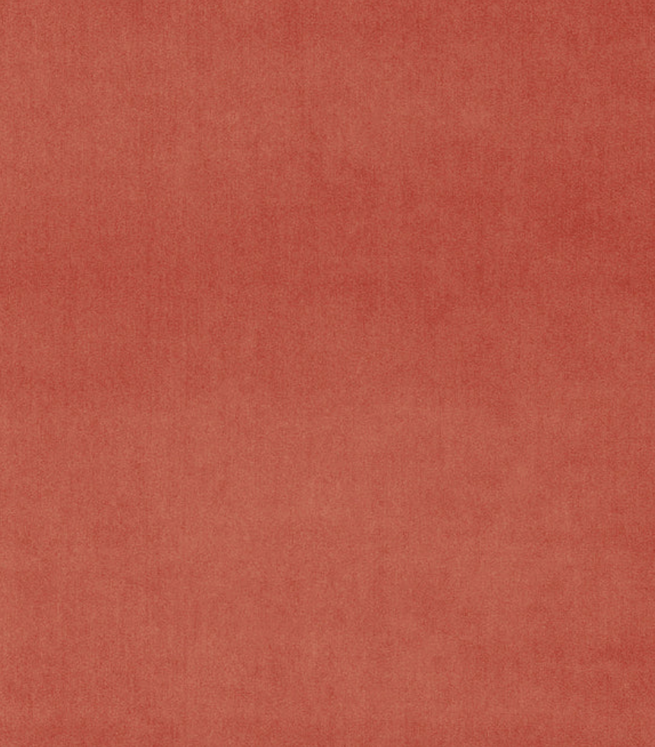 Coral - Omega iii Velvet by Linwood - Fabric, Curtains, Roman Blinds