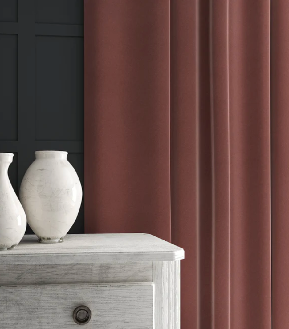 Damson - Omega iii Velvet by Linwood - Curtains & Roman Blinds
