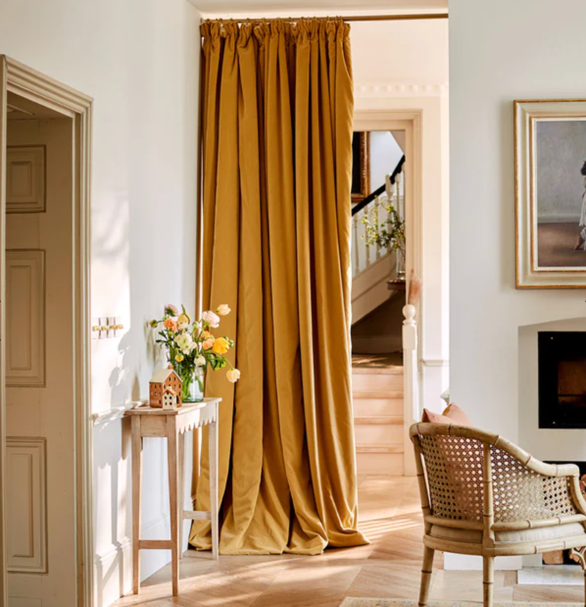 Fools Gold - Omega iii Velvet by Linwood - Fabric, Curtains, Roman Blinds lounge