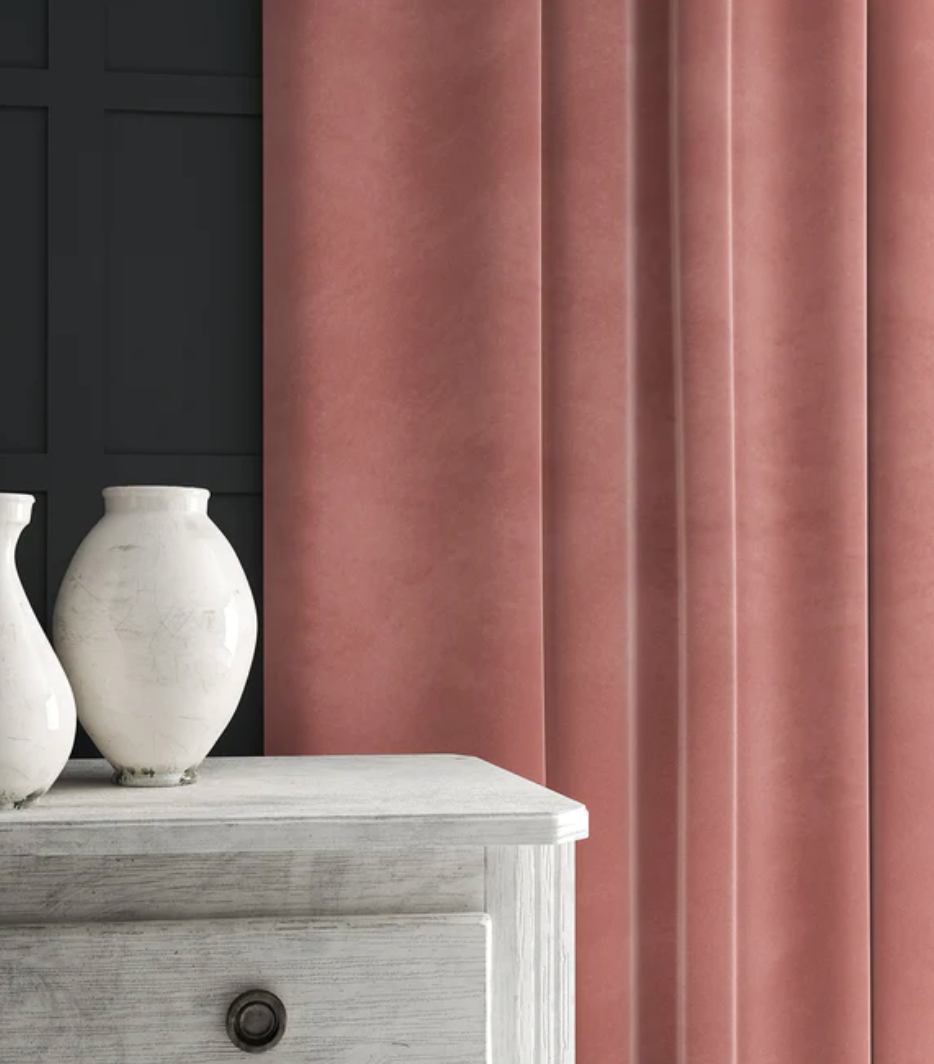Freesia - Omega iii Velvet by Linwood - Fabric, Curtains, Roman Blinds