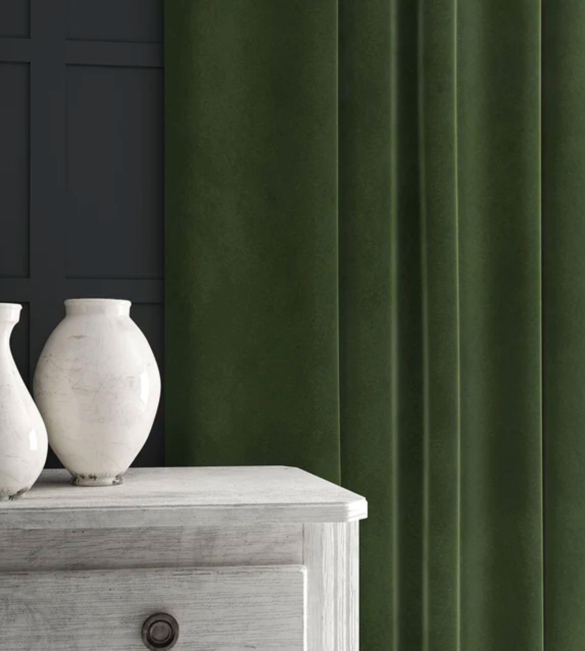 Juniper - Omega iii Velvet by Linwood - Fabric, Curtains, Roman Blinds