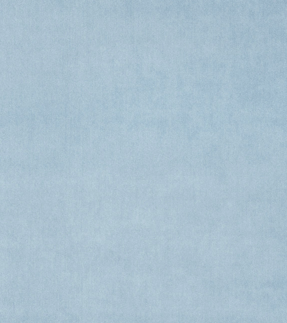 Pastel Blue - Omega iii Velvet by Linwood - Fabric, Curtains, Roman Blinds
