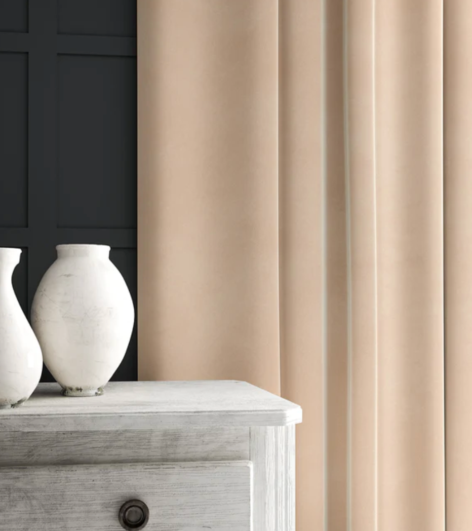 Pink Lemonade - Omega iii Velvet by Linwood - Fabric, Curtains, Roman Blinds
