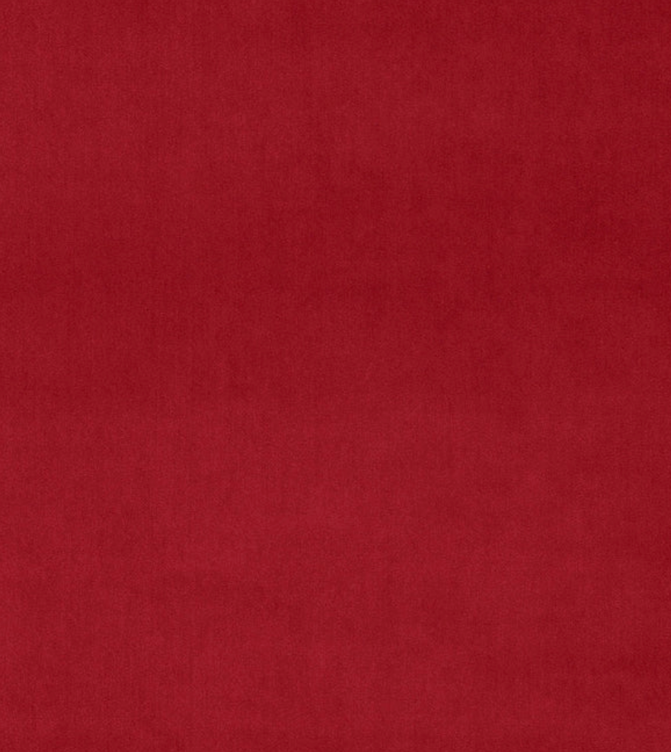 Rouge - Omega iii Velvet by Linwood - Fabric, Curtains, Roman Blinds