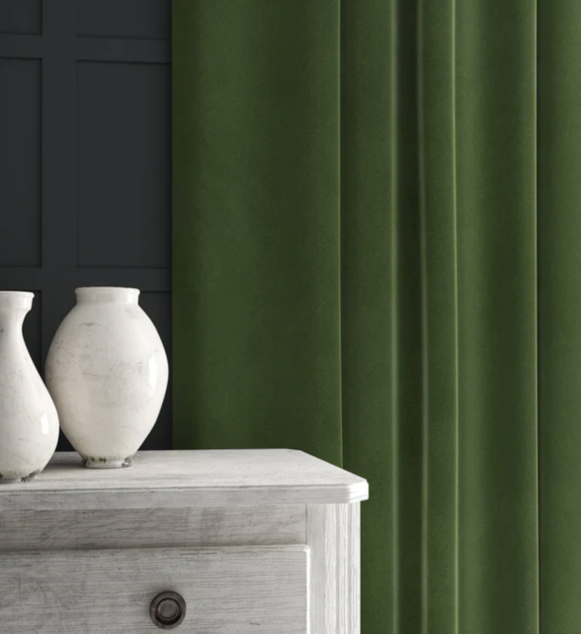 Shamrock - Omega iii Velvet by Linwood - Fabric, Curtains, Roman Blinds