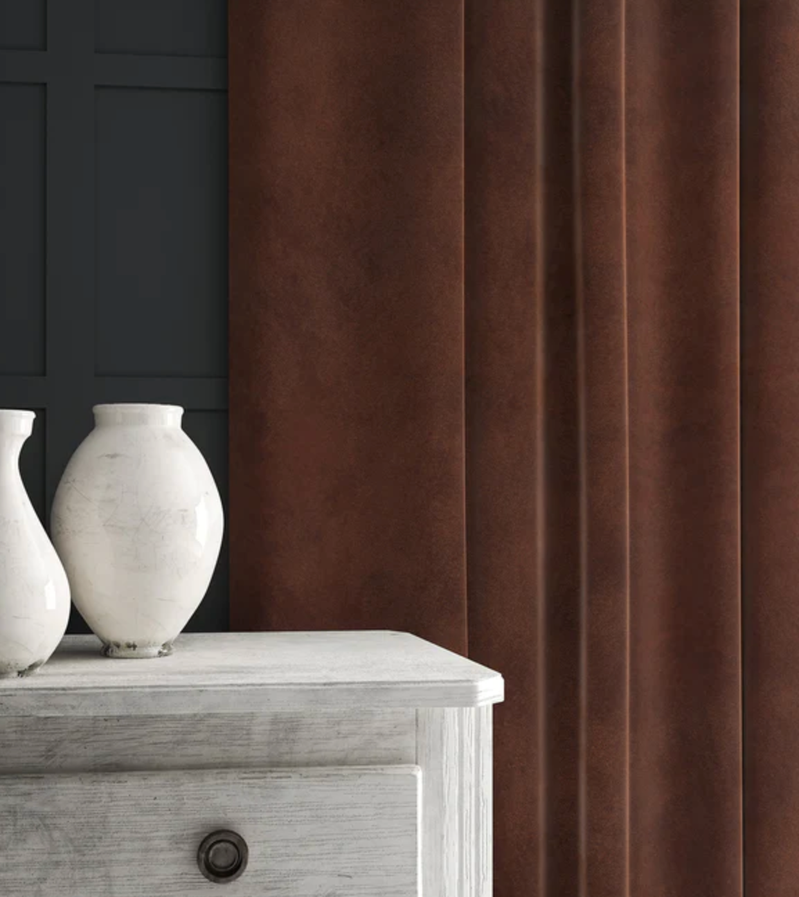 Tawny - Omega iii Velvet by Linwood - Fabric, Curtains, Roman Blinds