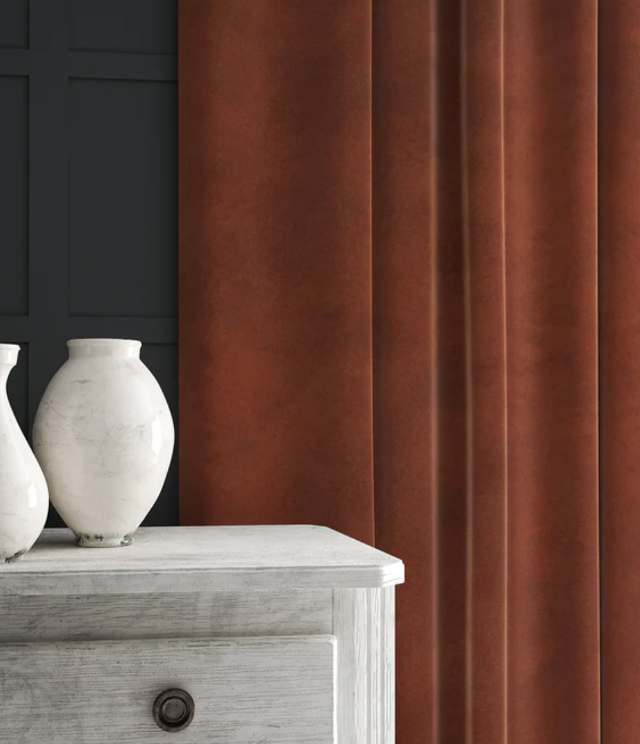 Turmeric - Omega iii Velvet by Linwood - Fabric, Curtains, Roman Blinds