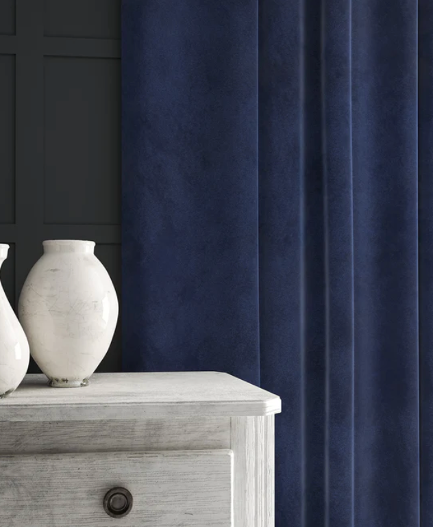 Ultraviolet - Omega iii Velvet by Linwood - Fabric, Curtains, Roman Blinds made to measure