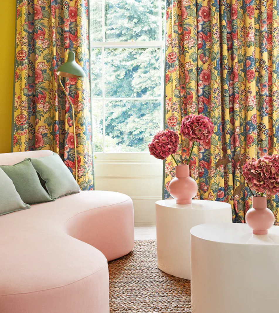 Lucky Yellow - Louis Fabric Linwood 100% Linen curtain