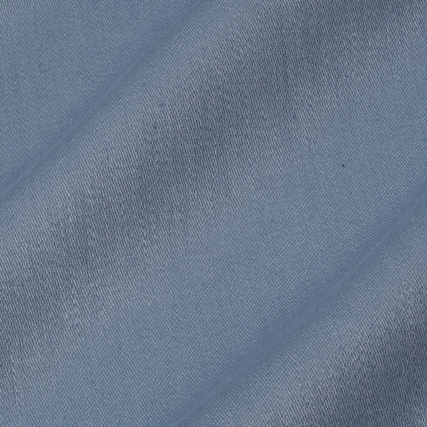 Cooshy Luna Blue Satin Linen 100% Linen Fabric