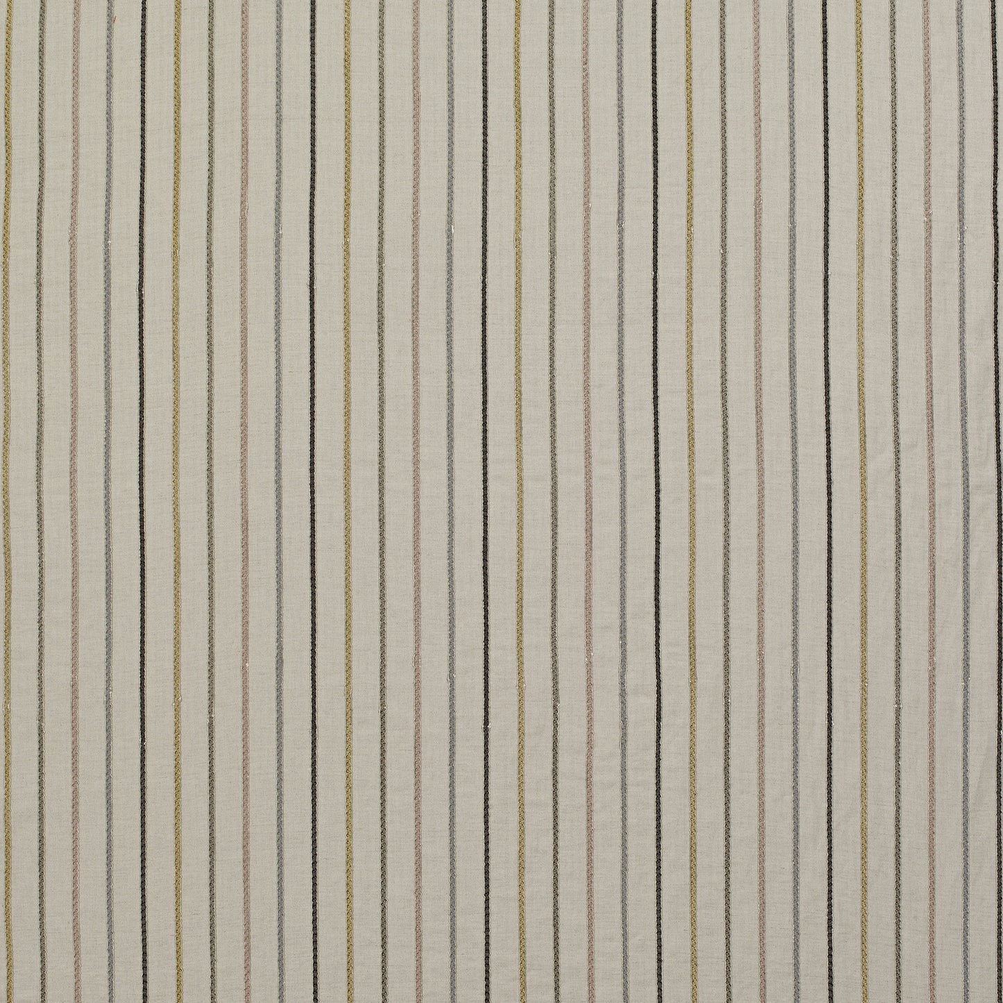 Natural - Maddox Stripe Fabric by James Hare