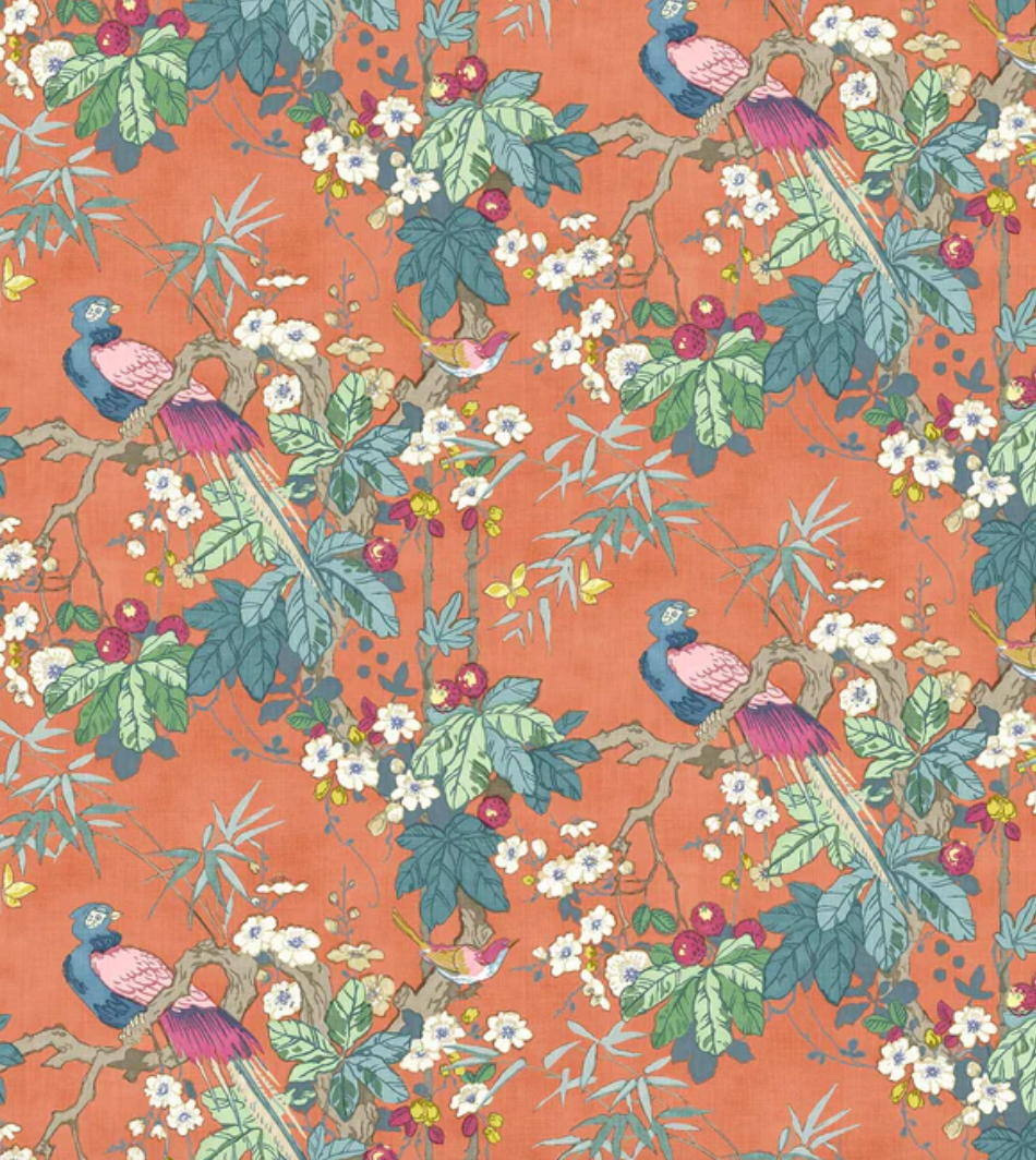 Tomato - Miji Fabric Linwood 100% Linen