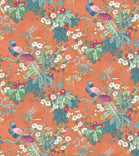 Tomato - Miji Fabric Linwood 100% Linen