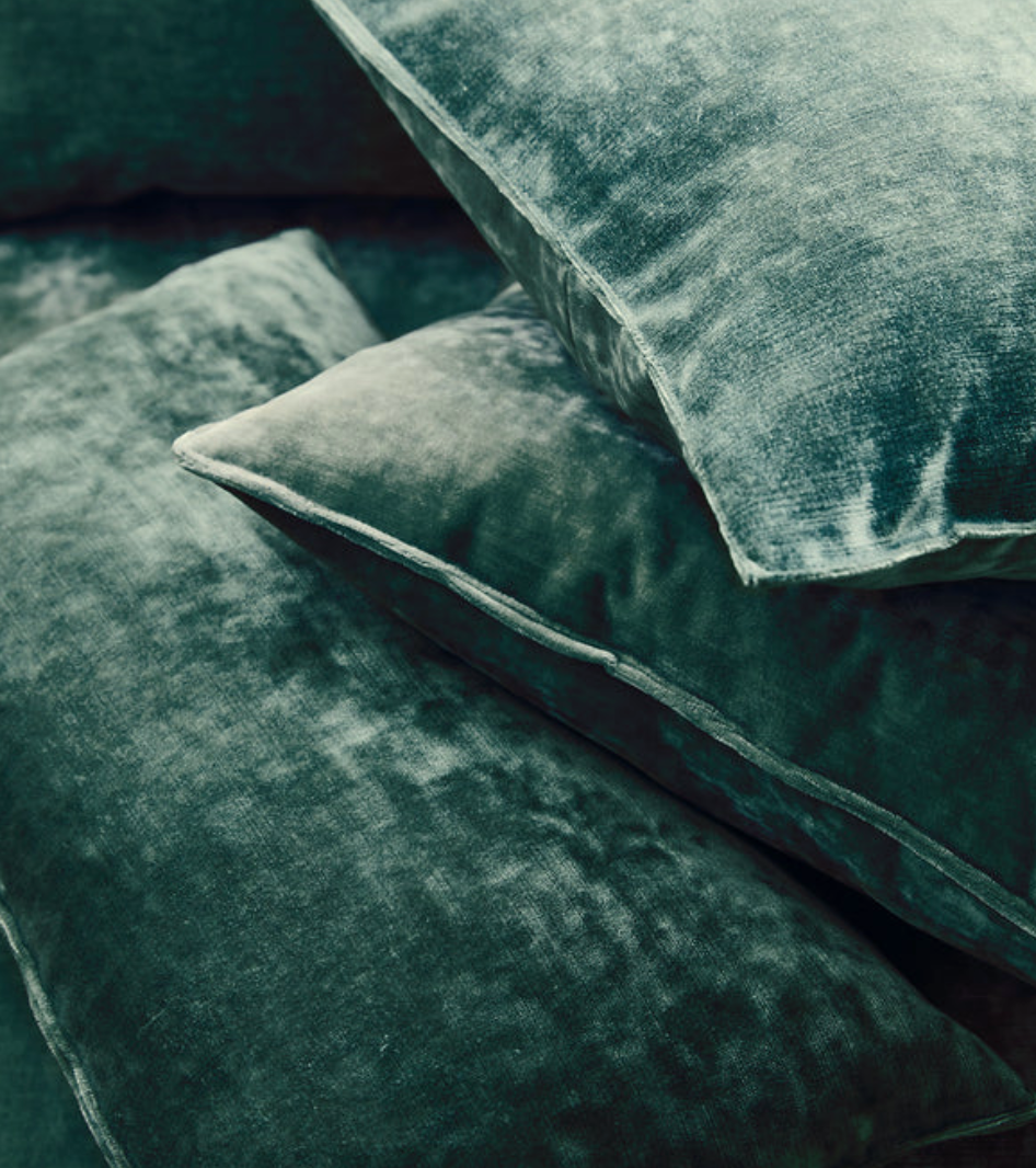 Mineral - Cosmos Velvet by Linwood - Fabric, Curtains, Roman Blinds