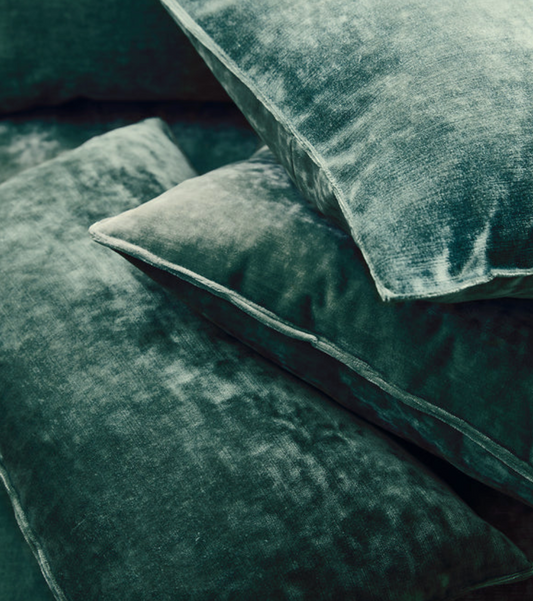Mineral - Cosmos Velvet by Linwood - Fabric, Curtains, Roman Blinds