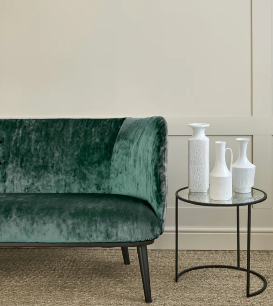Mineral - Cosmos Velvet by Linwood - Fabric, Curtains, Roman Blinds sofa
