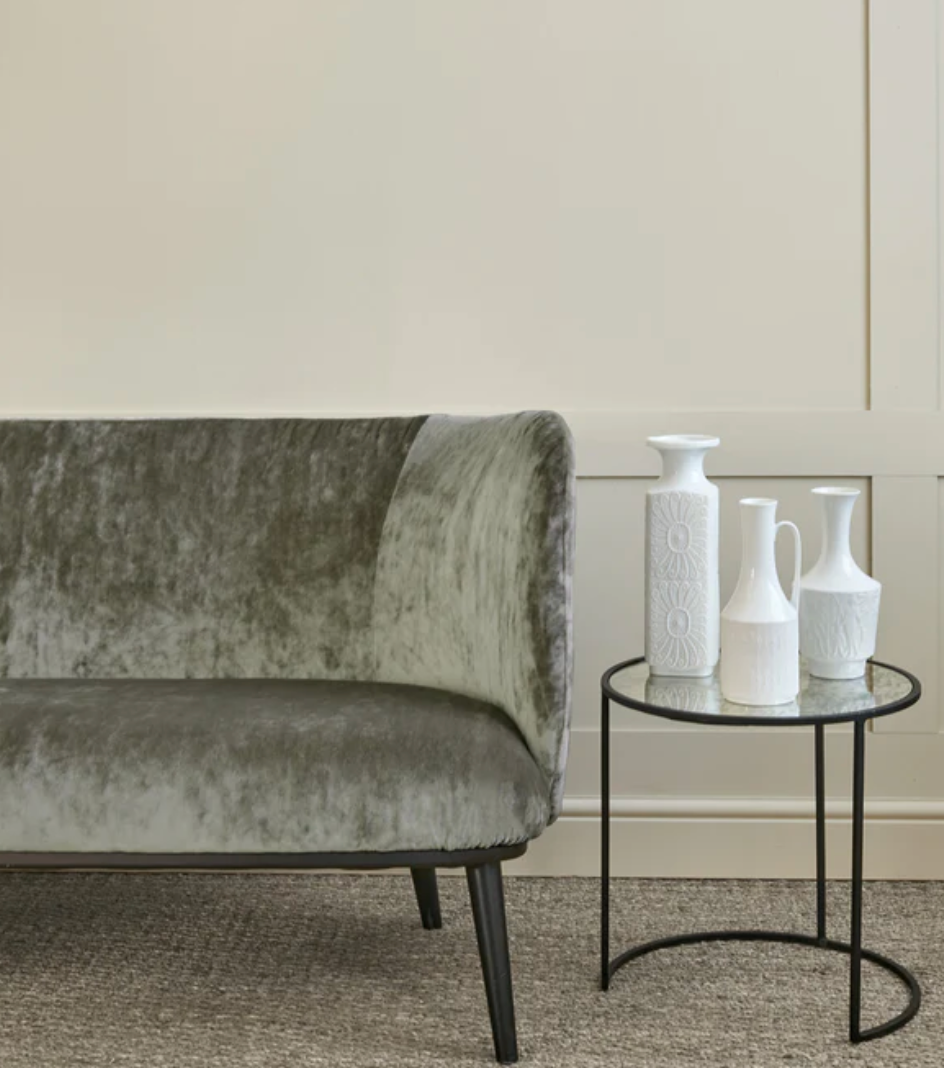 Mouse - Cosmos Velvet by Linwood - Curtains & Roman Blinds