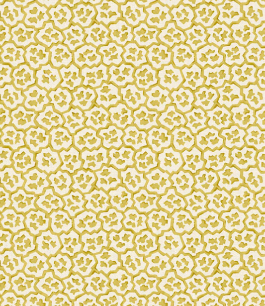 Mustard - Hopscotch Fabric Linwood 100% Linen