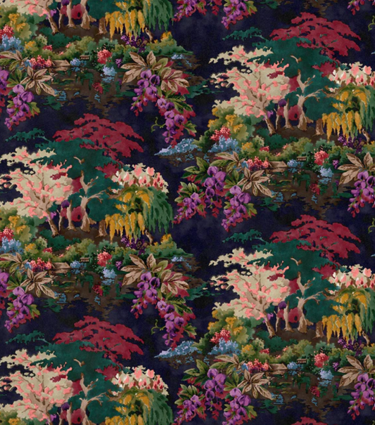 Night Sky - Moonlight Serenade by Linwood - Fabric, Curtains, Roman Blinds