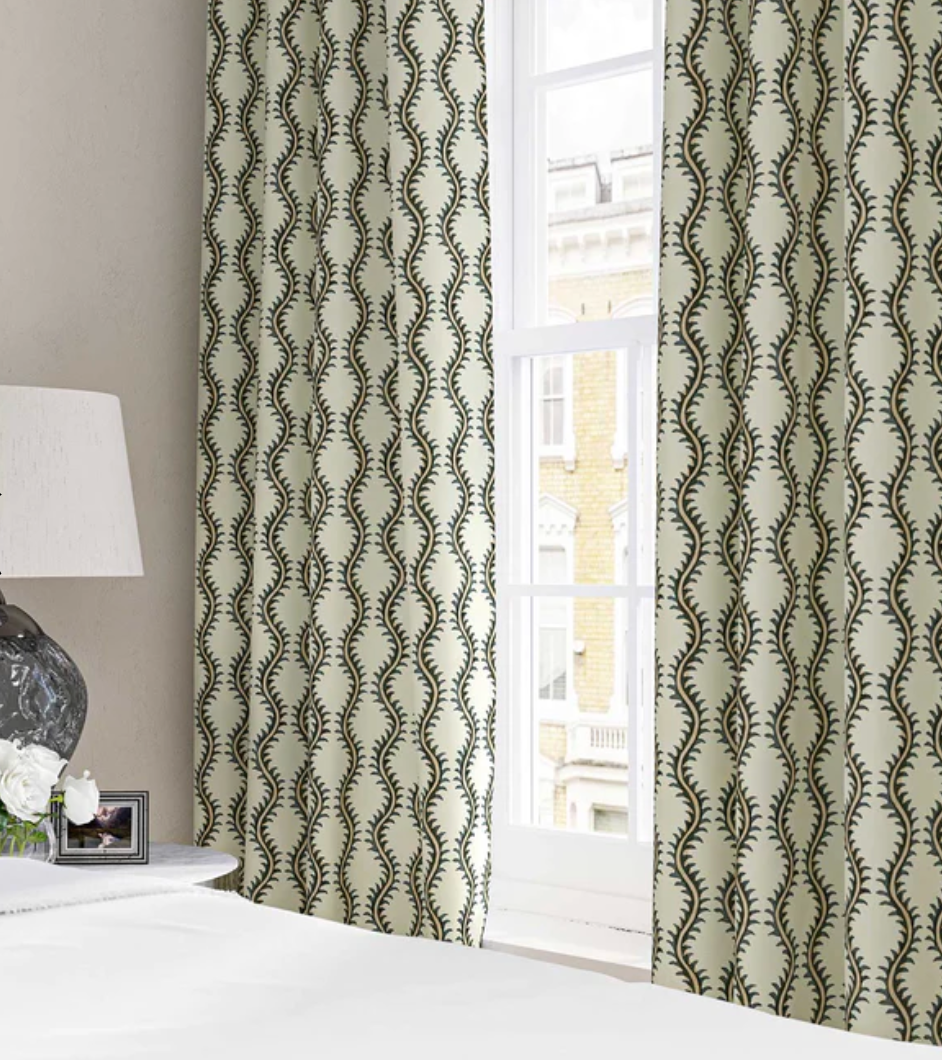 Nile - Helter Skelter Fabric Linwood 100% Linen curtains