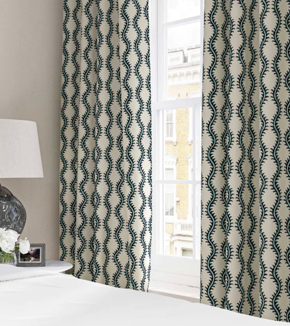 Orinoco - Helter Skelter Fabric Linwood 100% Linen curtains