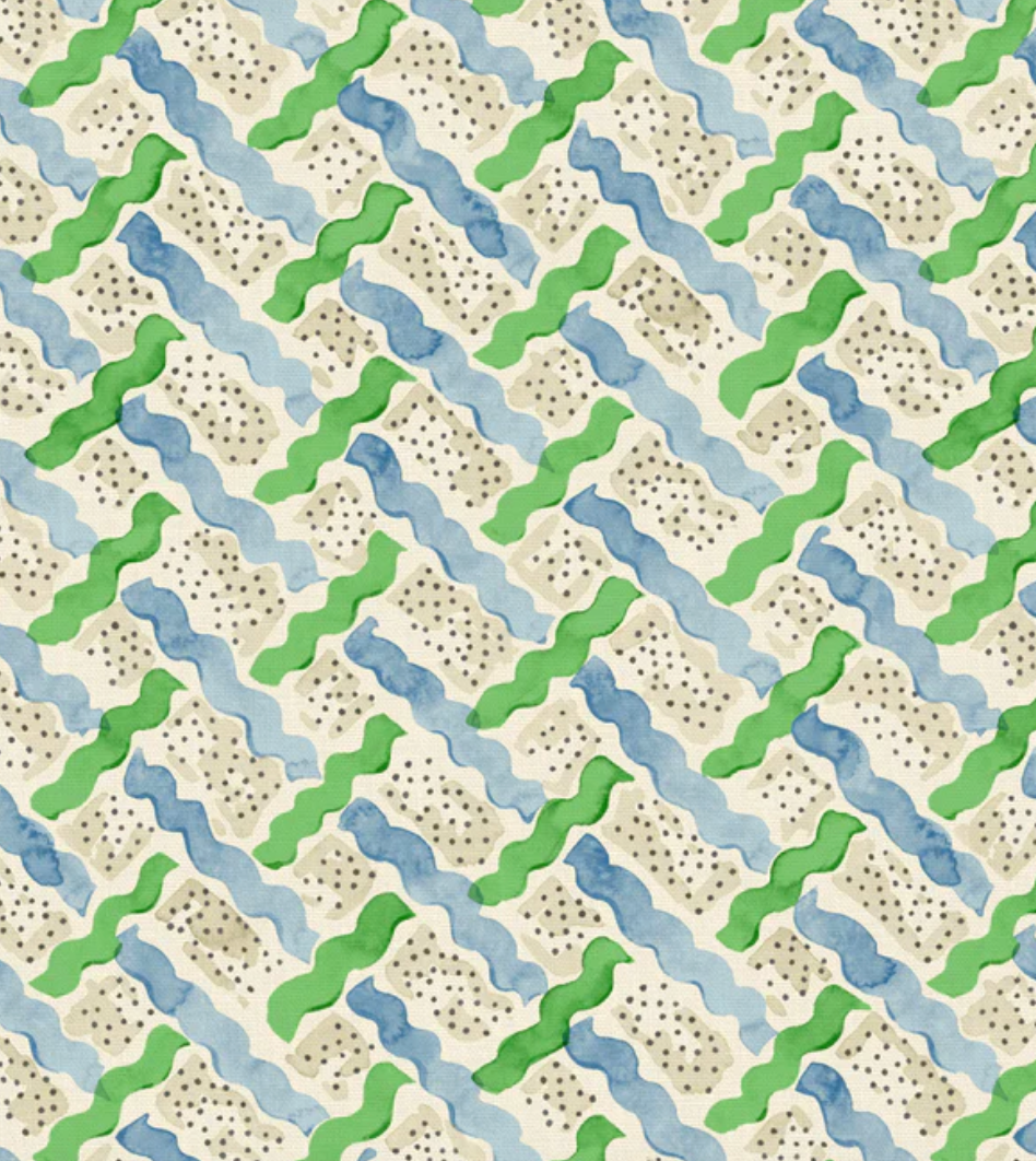 Peacock - Maypole Fabric Linwood 100% Linen