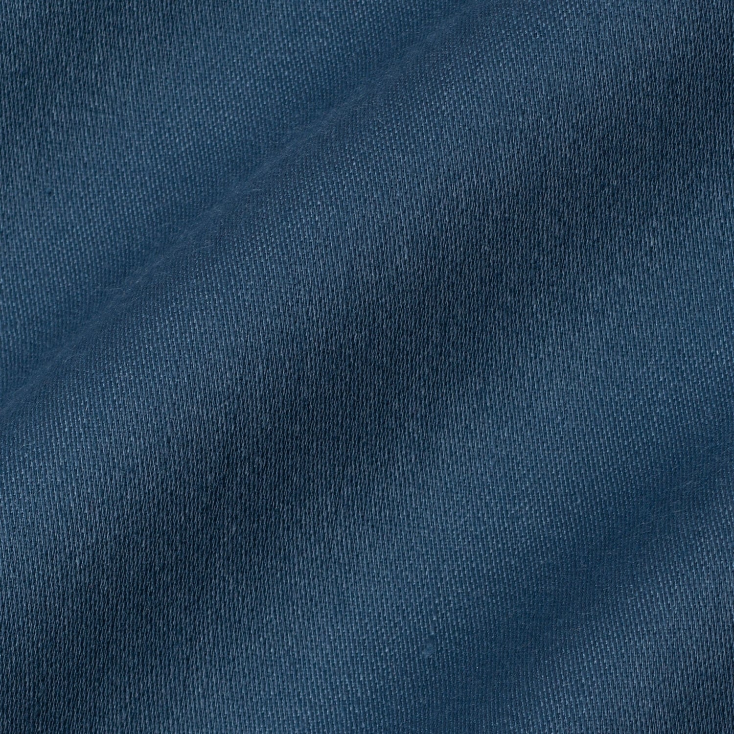 Cooshy Petrol Blue Satin Linen 100% Linen Fabric