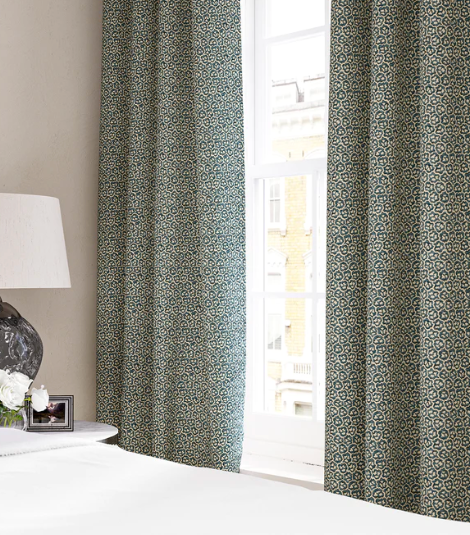 Puddle - Hopscotch Fabric Linwood 100% Linen curtain