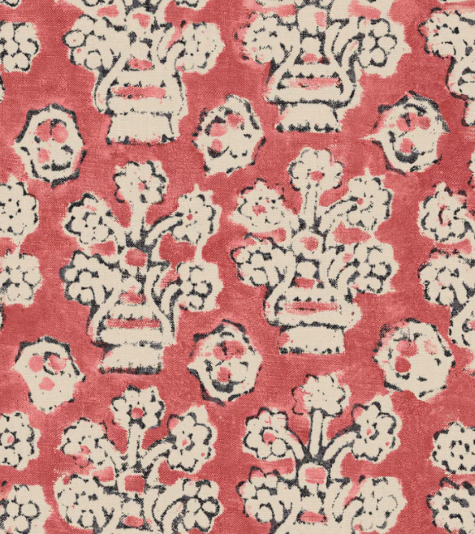 Raspberry - Shirin Fabric Linwood 100% Linen