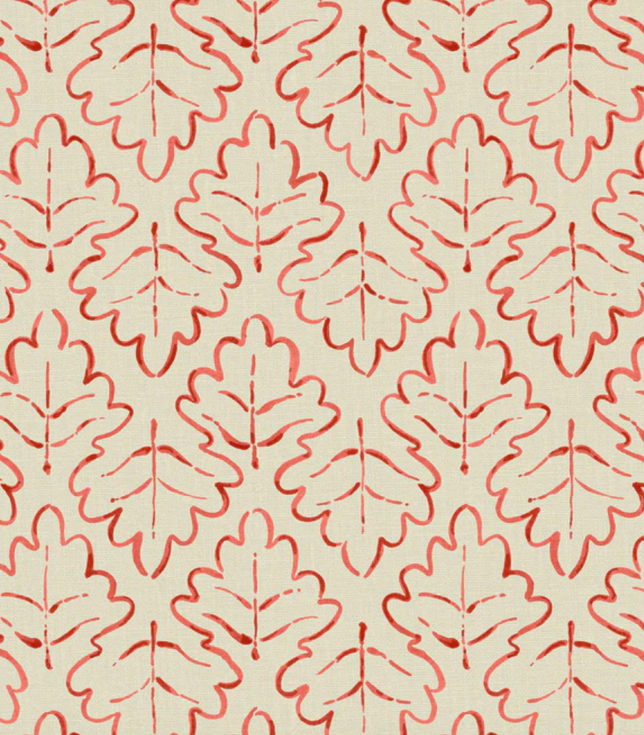 Red Apple - Maze Fabric Linwood 100% Linen