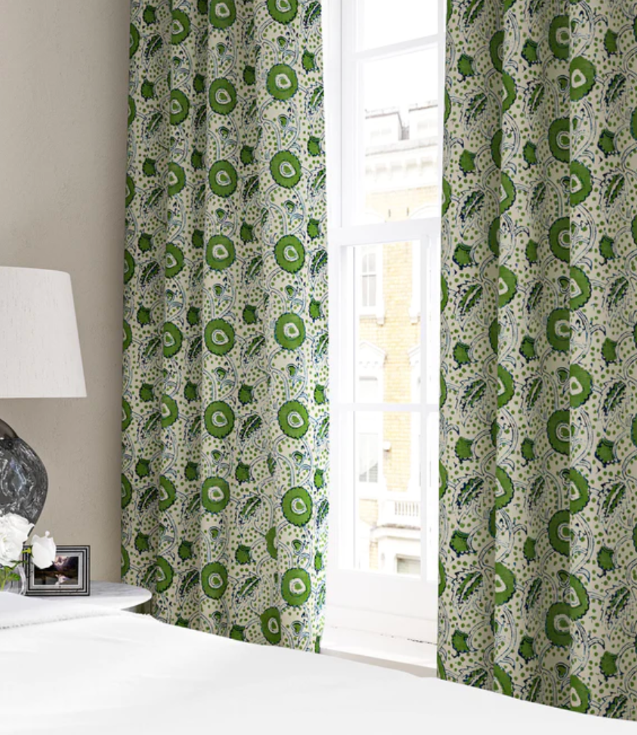 Peas - Rubia Fabric Linwood 100% Linen curtains
