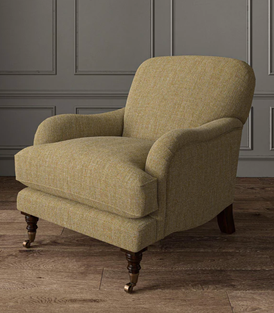 Sand - Orta by Linwood - Fabric, Curtains, Roman Blinds chair