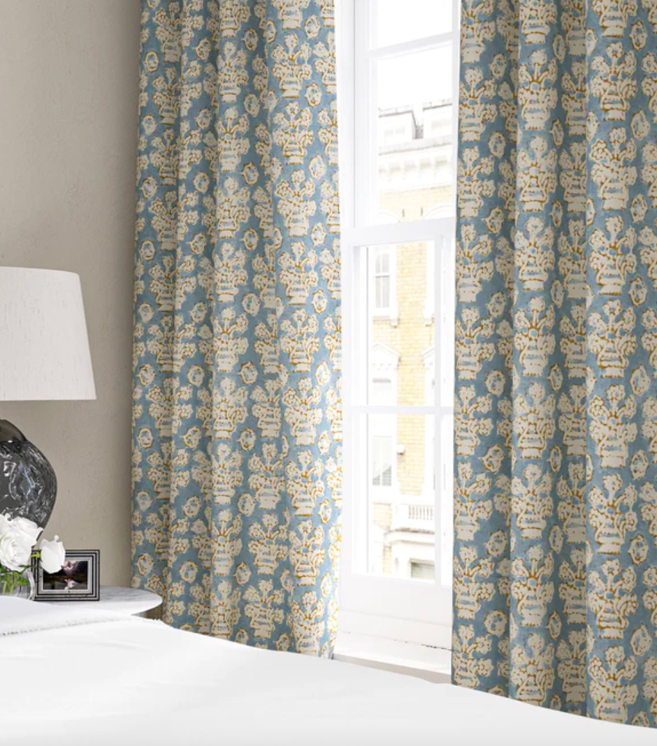 Seaside - Shirin Fabric Linwood 100% Linen curtains