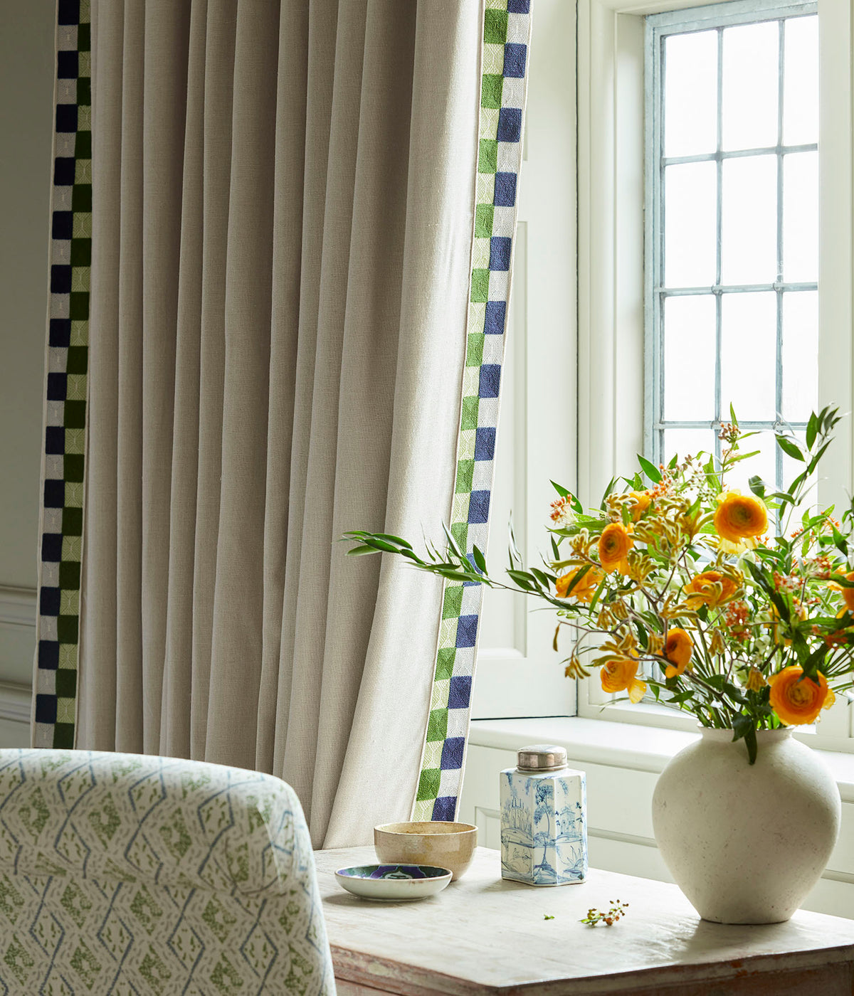 James Hare Simla Silk Aran Made to Measure Curtains
